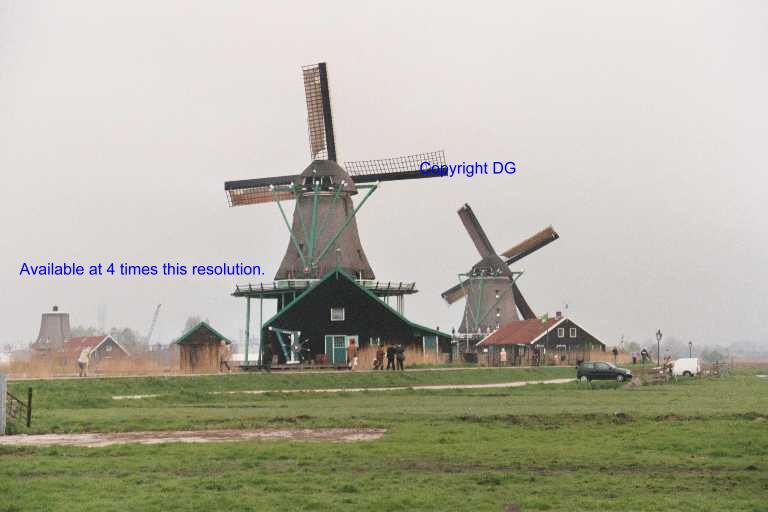 Windmills, Volendam.
