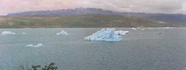 Blue iceberg off Illulisat