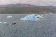 Blue icebergs,