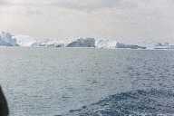 Icebergs off