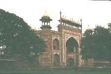 Entrance to Taj Mahal.