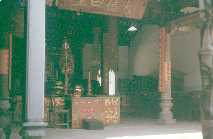 Inside temple.