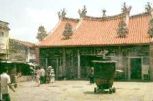 Chinese temple & Joss burner