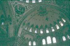 Interior of Fatih Sultan Meanet.